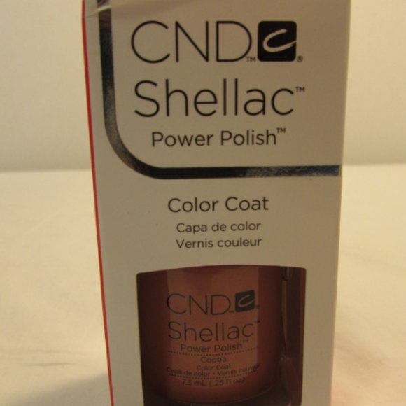 CND Shellac Brand Power Polish Color Coat “Cocoa Color” .25 oz - Picture 3 of 6